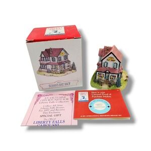 Liberty Falls Collection Susan's Hat Shop Model AH127 1997 Vintage